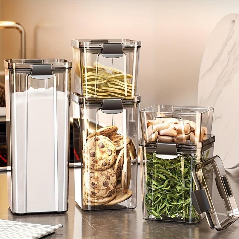 1Pc Transparent Food Storage Containers, Fresh & Secure