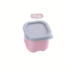 1pc Bento Lunch Box 6 Compartment Meal Prep Containers Durable Reusable Food Sto