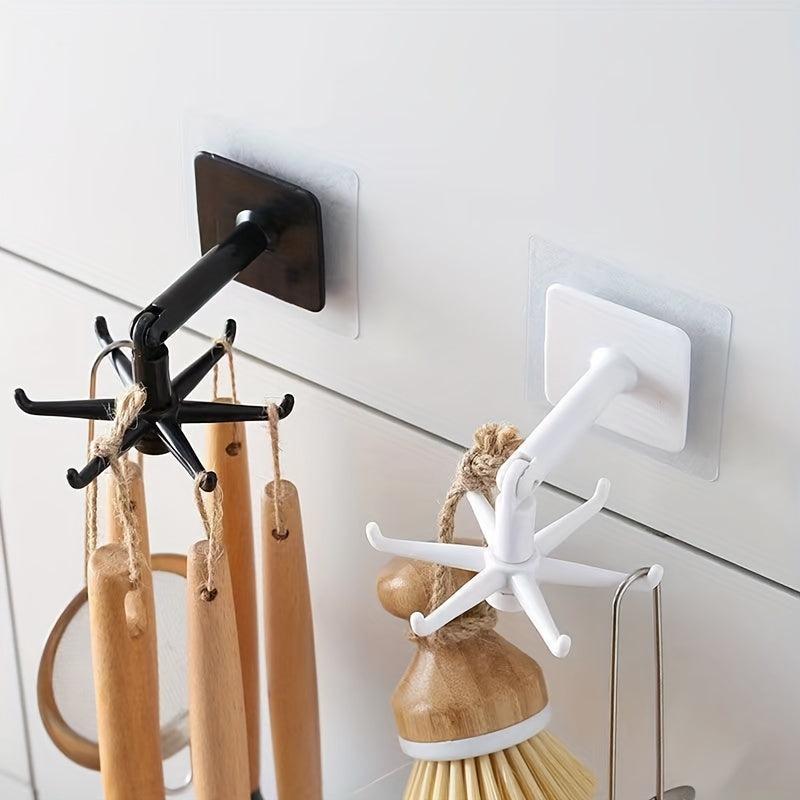 Universal 360 Rotating Hook Self Adhesive Towel Rack