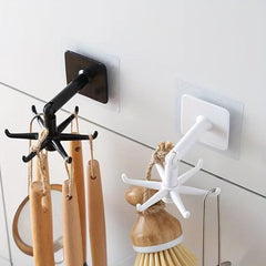 Universal 360 Rotating Hook Self Adhesive Towel Rack
