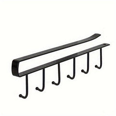Bathroom Cabinet Storage Hangers Multifunctional Hook Rack Nail Cup Holder