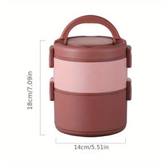 Stainless Steel Insulated Bento Box 3 Layers Leakproof Lunch Box