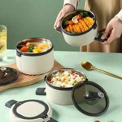 Stainless Steel Insulated Bento Box 3 Layers Leakproof Lunch Box