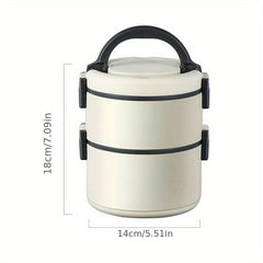Stainless Steel Insulated Bento Box 3 Layers Leakproof Lunch Box