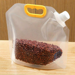 1pc Food Storage Bag With Spout Sealed Moisture Proof Hand held Nozzle Storage