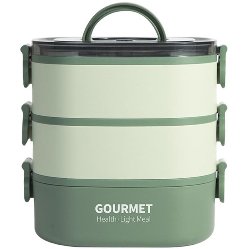 2000ml 3 Tier Bento Lunch Box Leakproof Container