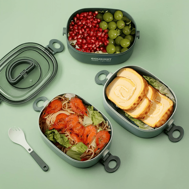 2000ml 3 Tier Bento Lunch Box Leakproof Container