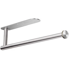 Wrought Iron Paper Towel Holder Under Cabinet Storage Rack Self Adhesive