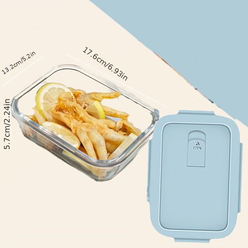 Glass Lunch Box Leakproof Food Container for Teenagers Workers School Camping