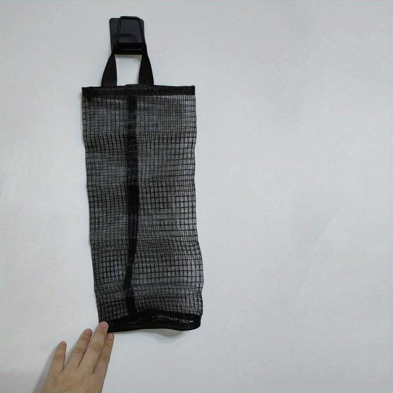 Plastic Bag Holders Mesh Hanging Garbage Bag Dispensers