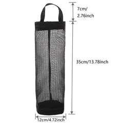 Plastic Bag Holders Mesh Hanging Garbage Bag Dispensers