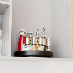 9.84 inch Stainless Steel Rotating Spice Rack for Kitchen Countertop