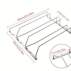Metal Wine Glass Holder for Cabinet and Kitchen Bar Holds Up to 12 Goblets