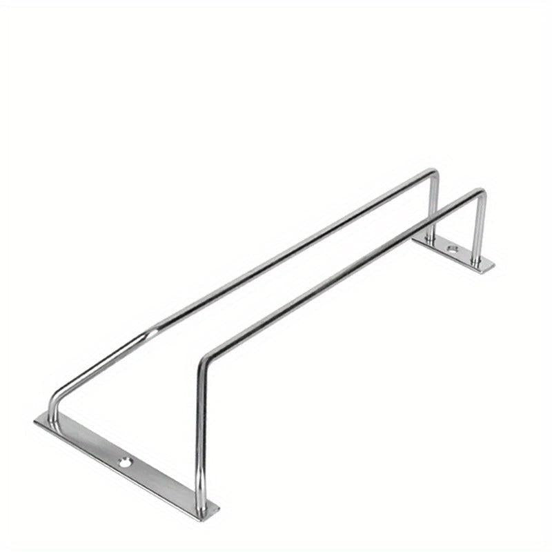 Metal Wine Glass Holder for Cabinet and Kitchen Bar Holds Up to 12 Goblets