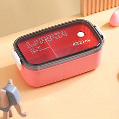 Large Capacity Divided Lunch Box 1000ml Leakproof Food Container