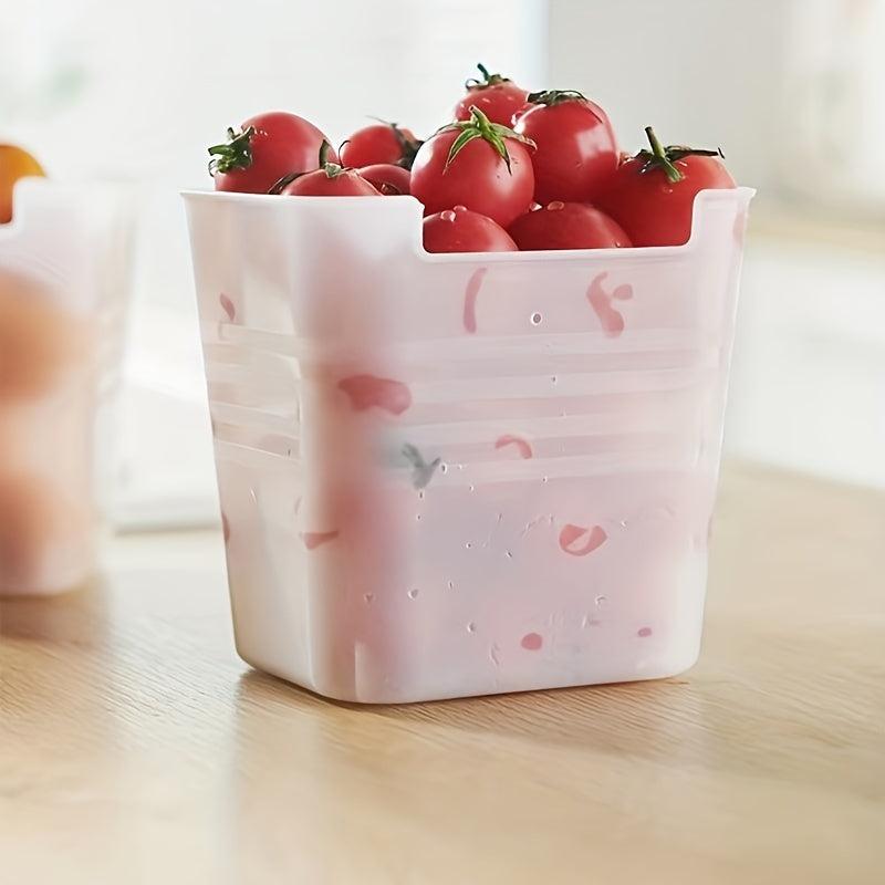 Refrigerator Storage Box Fridge Organizer Cosmetic Fruit Vegetable Crisper