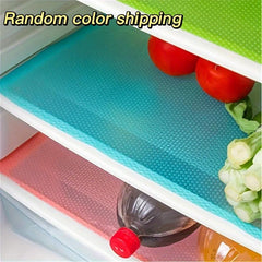 4pcs Refrigerator Liners Waterproof Shelf Fridge Cover Pads Drawer Fo
