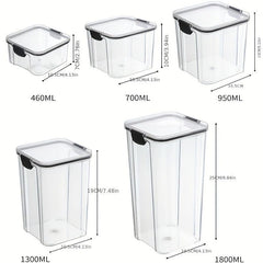 1Pc Airtight Food Storage Containers - Keep Your Food Fresh