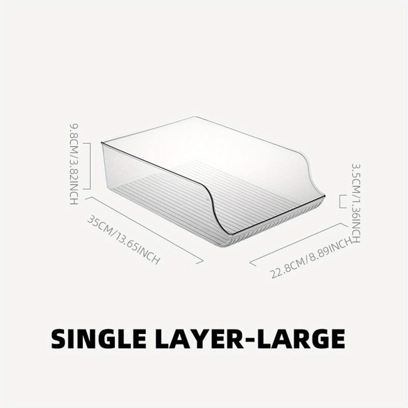 2-Layer Rolling Can Storage Box for Fridge - BPA-free