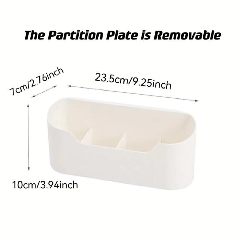 Wall Mounted Storage Box Rack No Drilling File Holder Hanging Organizer