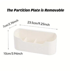 Wall Mounted Storage Box Rack No Drilling File Holder Hanging Organizer