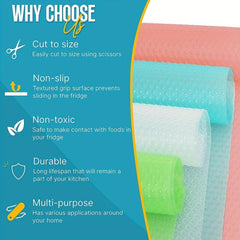 8pcs Refrigerator Liner Mats Washable Oilproof Fridge Liner Pads for Shelves