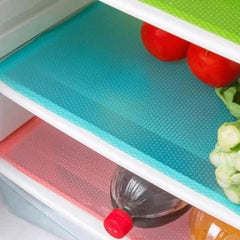 8pcs Refrigerator Liner Mats Washable Oilproof Fridge Liner Pads for Shelves