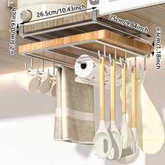 Stainless Steel Under Cabinet Storage Shelf Cookware Rack