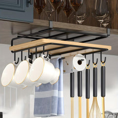 Stainless Steel Under Cabinet Storage Shelf Cookware Rack