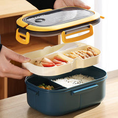 Leakproof Divided Bento Box Portable Lunch Box 40 58oz Capacity