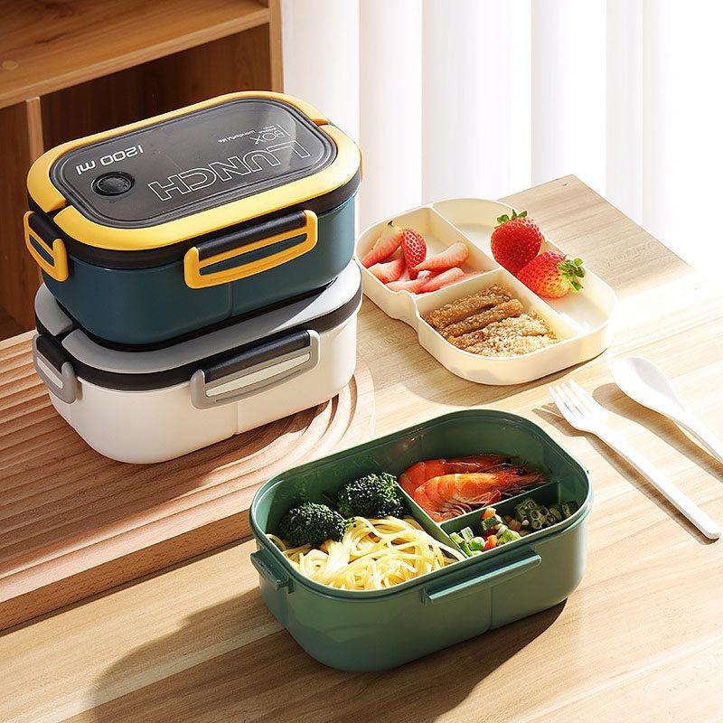 Leakproof Divided Bento Box Portable Lunch Box 40 58oz Capacity