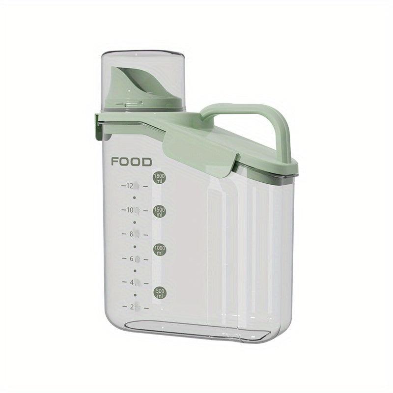 Large Capacity Rice Bucket with Cup Moisture Proof Insect Proof Cereal Container