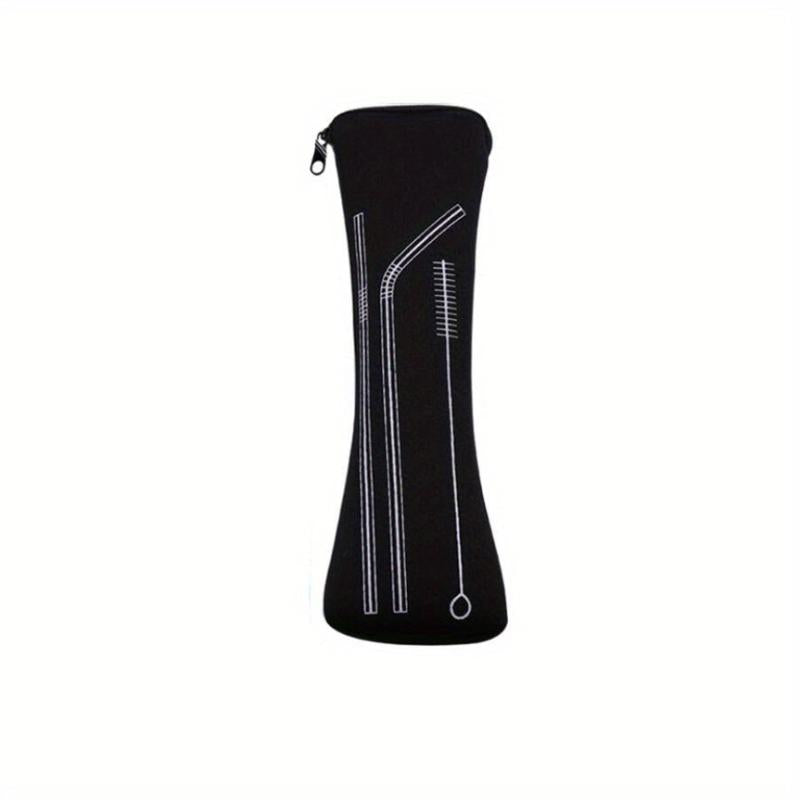 Portable Cutlery Cloth Bag for Dinnerware and Straws