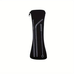 Portable Cutlery Cloth Bag for Dinnerware and Straws