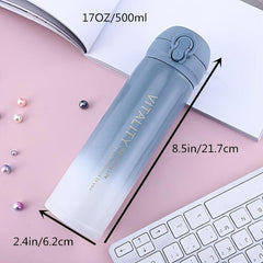 Stainless Steel Thermal Insulation Cup Gradient Bouncing Cup