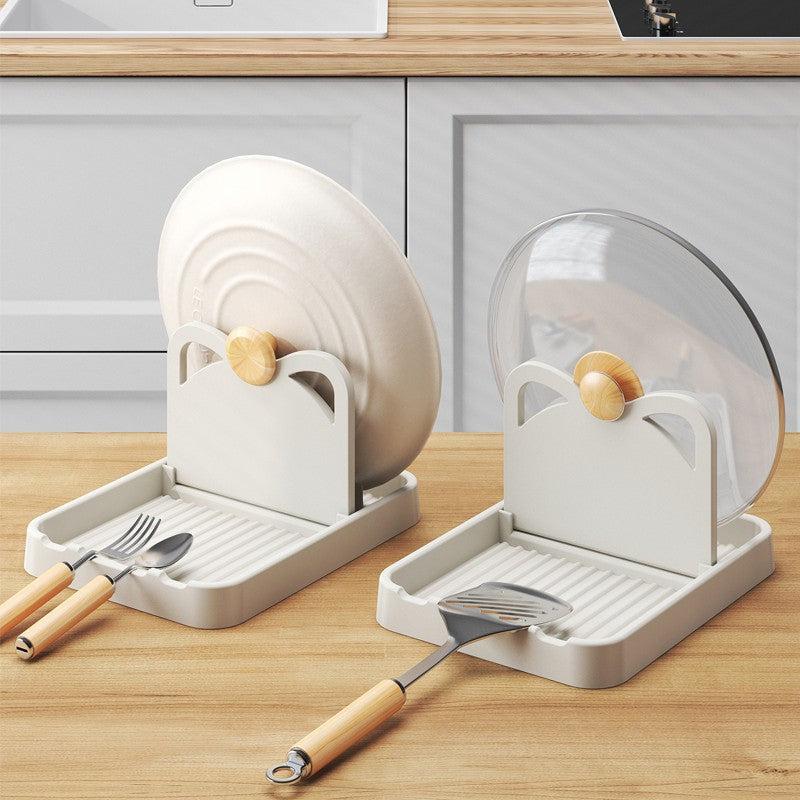Utensils Holder Spoon Shovel Rack Pot Cover Rack Spatula Rack Shelf