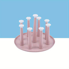 Dustproof Cup Holder Water Cup Drain Rack Tea Cup Wine Glass Hanging Rack