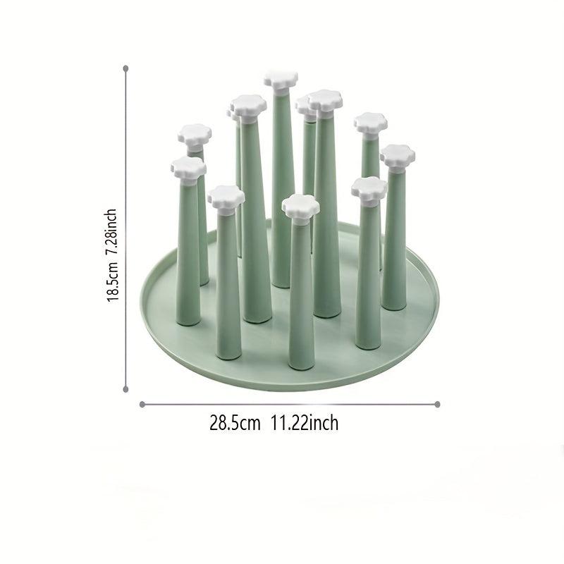 Dustproof Cup Holder Water Cup Drain Rack Tea Cup Wine Glass Hanging Rack