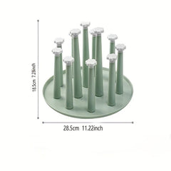 Dustproof Cup Holder Water Cup Drain Rack Tea Cup Wine Glass Hanging Rack