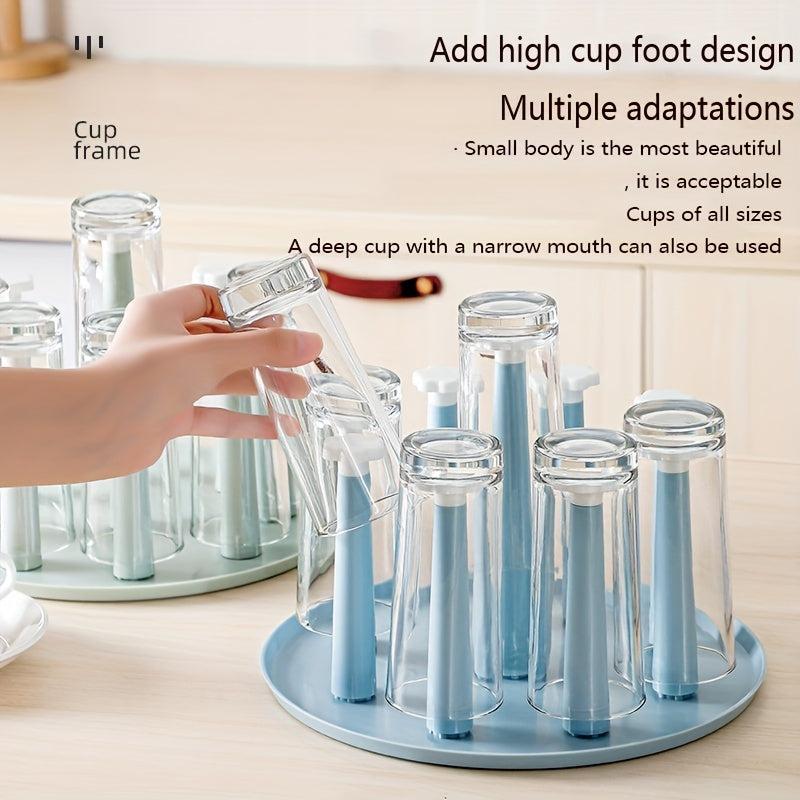 Dustproof Cup Holder Water Cup Drain Rack Tea Cup Wine Glass Hanging Rack