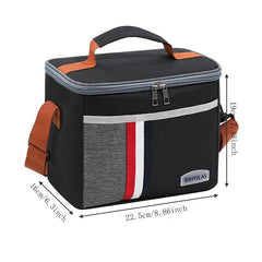 Leak Proof Insulated Lunch Bag Adjustable Shoulder Strap