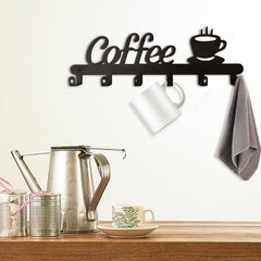 Coffee Mug Holder Coffee Bar Decor Sign Coffee Cup Rack Holders Coffee Sign