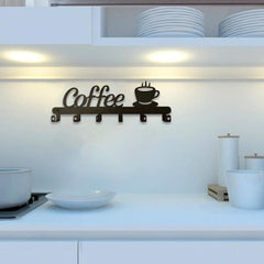 Coffee Mug Holder Coffee Bar Decor Sign Coffee Cup Rack Holders Coffee Sign