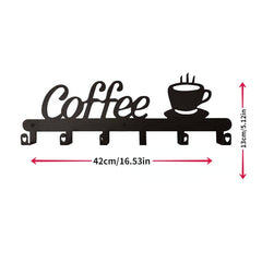 Coffee Mug Holder Coffee Bar Decor Sign Coffee Cup Rack Holders Coffee Sign