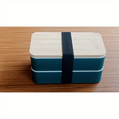 Leakproof Japanese Style Wooden Lunch Box for Teens and Workers