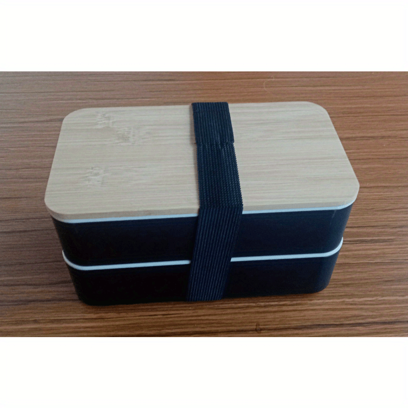 Leakproof Japanese Style Wooden Lunch Box for Teens and Workers