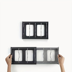 Adjustable Telescopic Pot Cover Rack for Easy Storage in Kitchen