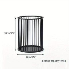 Wrought Iron Tableware Crock & Pen Holder Makeup Organizer