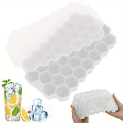 Silicone Ice Tray Hexagonal 37 Grids Honeycomb Ice Tray Mold