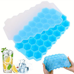 Silicone Ice Tray Hexagonal 37 Grids Honeycomb Ice Tray Mold